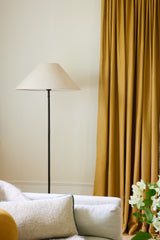 Linen curtain - mustard