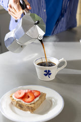 Anouk clover porcelain mug, set of 2