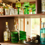 HKLiving emerald glass fruit bowl