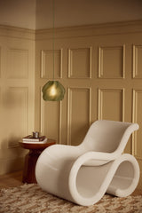 Crème Atelier soft serve pendant lamp 01, Olive