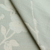 Sakura jacquard café curtain - Dove Blue