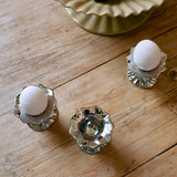 HKLiving New classic stoneware chrome egg cups, pre-order