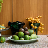 HKLiving New classic XL ceramic serving tray, mint, pre-order