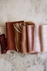 Velvet curtain fabric sample – Sand