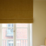 Bouclé Roman Blinds - Mustard