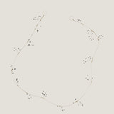 Krans bead garland - anthracite