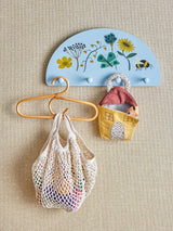 Juliana wooden coat rack, blue