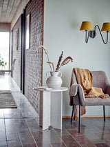 Jasmia side table, White Marble (2 in stock)