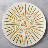 Heikki hand painted glazed Stoneware Serving Plate
