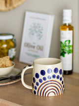 Shama stoneware mug, blue (2 left)