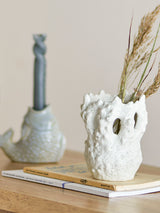 Fianna sculptural stoneware vase