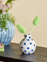 Fian ceramic polka dot vase