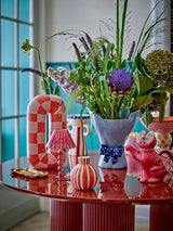 Fian ceramic vase, orange stripe