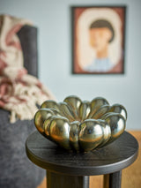 Sheeran metallic stoneware bowl