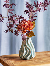 Dilara stoneware vase, pale blue, pre-order