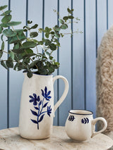 Eimy stoneware hand-painted cup