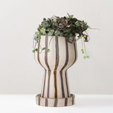 Agna glazed stoneware plant pot