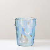 Alva mouth-blown water glass, sky blue
