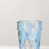 Alva mouth-blown water glass, sky blue