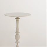 Annan metal side table, grey