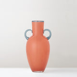 Anniversary mouth-blown glass Vase