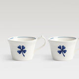 Anouk clover porcelain mug, set of 2