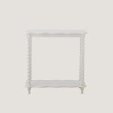 Bia White Side Table, Pine