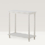 Bia White Side Table, Pine