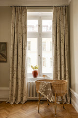 Sakura Jacquard curtain - Ivory - Blackout lined