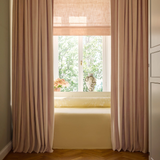 Velvet curtain - Dusty pink - Blackout Lined