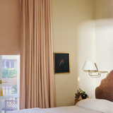 Linen curtain - Dusty pink - Blackout Lined