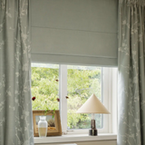 Sakura Raw cotton Roman blind - Dove Blue - Blackout lined