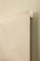 Sakura Raw cotton Roman blind - Ivory - Blackout lined