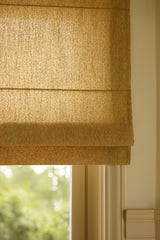 Bouclé Roman Blinds - Mustard