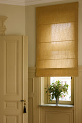 Bouclé Roman Blinds - Mustard