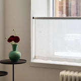 Sheer Linen café curtain - off-white