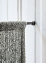 Bouclé Café Curtain - Grey