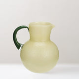 Citron glass water jug, lemonade yellow, pre-order