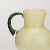 Citron glass water jug, lemonade yellow, pre-order