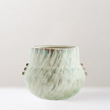 Dora glazed stoneware plant pot