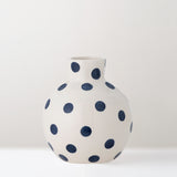 Fian ceramic polka dot vase