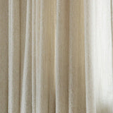 Bouclé curtain fabric sample – off white