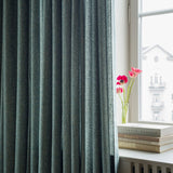 Bouclé curtain - Petrol