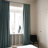 Bouclé curtain - Petrol