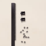 Black curtain track - set sizes (20% discount)