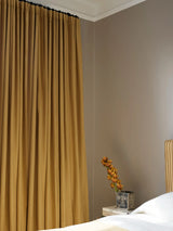 Linen curtain - Mustard - Blackout Lined
