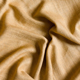 Linen café curtain - Mustard