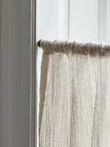 Bouclé Wave Ruffle Café Curtain - Off White