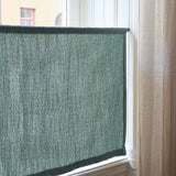 Bouclé Café Curtain - Petrol