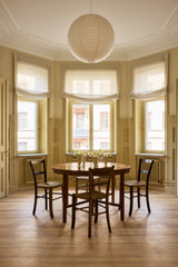 Sheer linen soft roman blind - sand